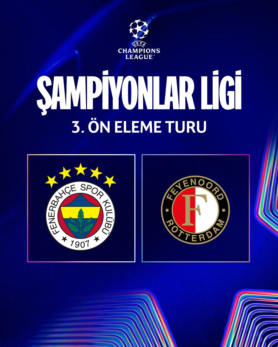 Fenerbahçe'nin Şampiyonlar Ligi 3. Ön Eleme Turu Rakibi Feyenoord Oldu!