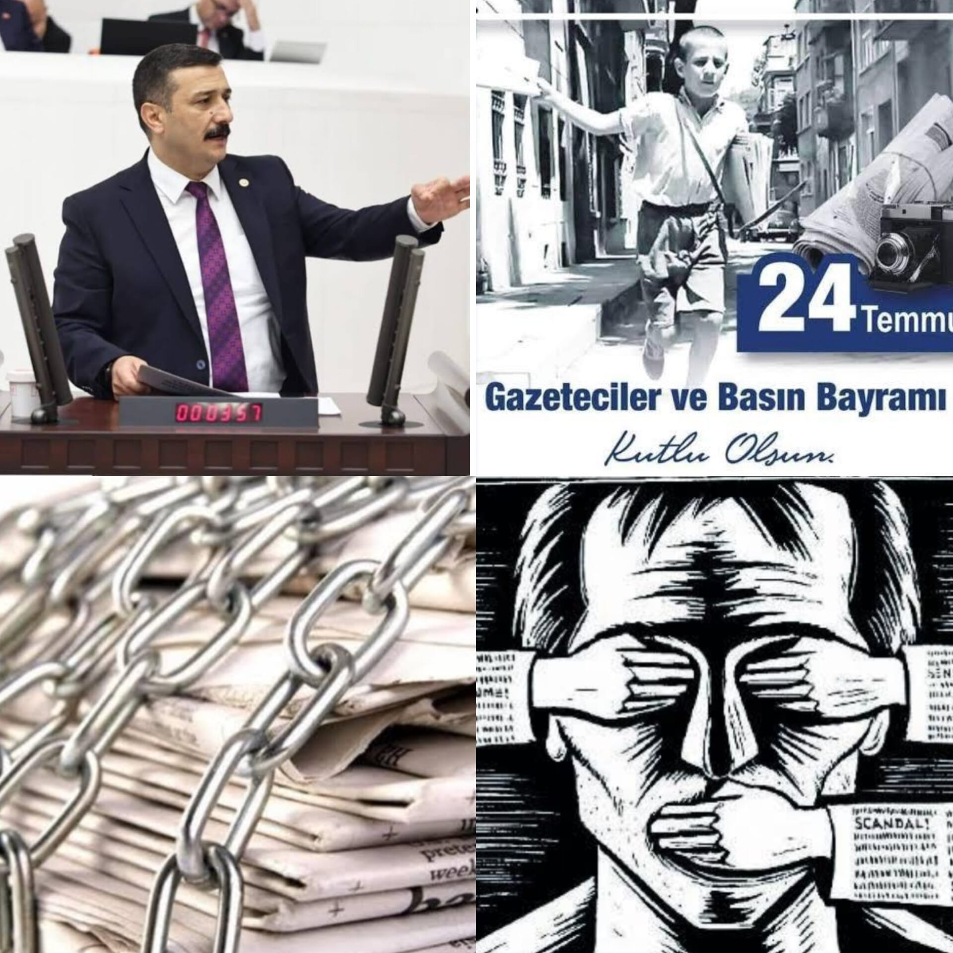 İYİ Parti Milletvekili Türkoğlu'ndan RTÜK'e Sert Soru Önergesi: "Basın Özgürlüğü Fiilen Askıda mı?"