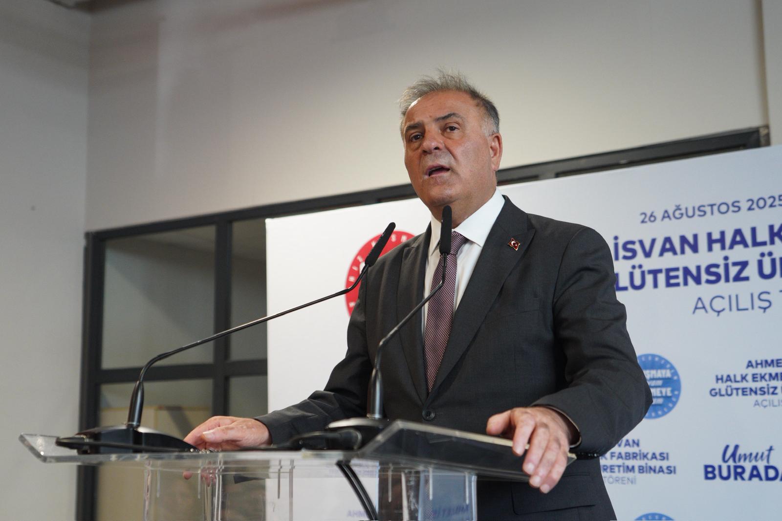 Ahmet İsvan Halk Ekmek Fabrikası Glütensiz Üretim Binası Hizmete Açıldı