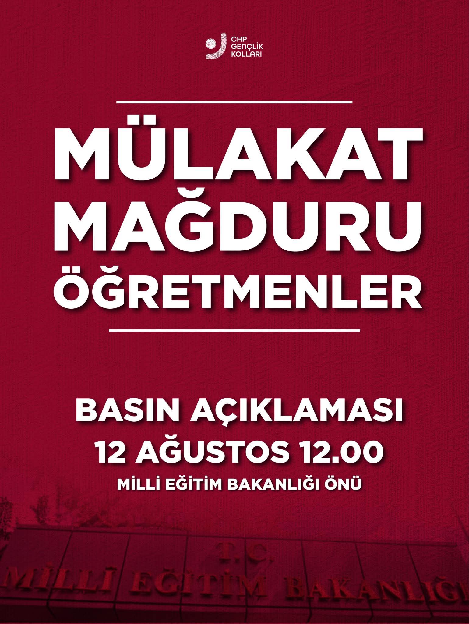 CHP Gençlik Kolları Genel Başkanı Cem Aydın: "Sahte Diplomacılar, Mülakatçılar Kaybedecek, Alınteri ve Hak Kazanacak!"