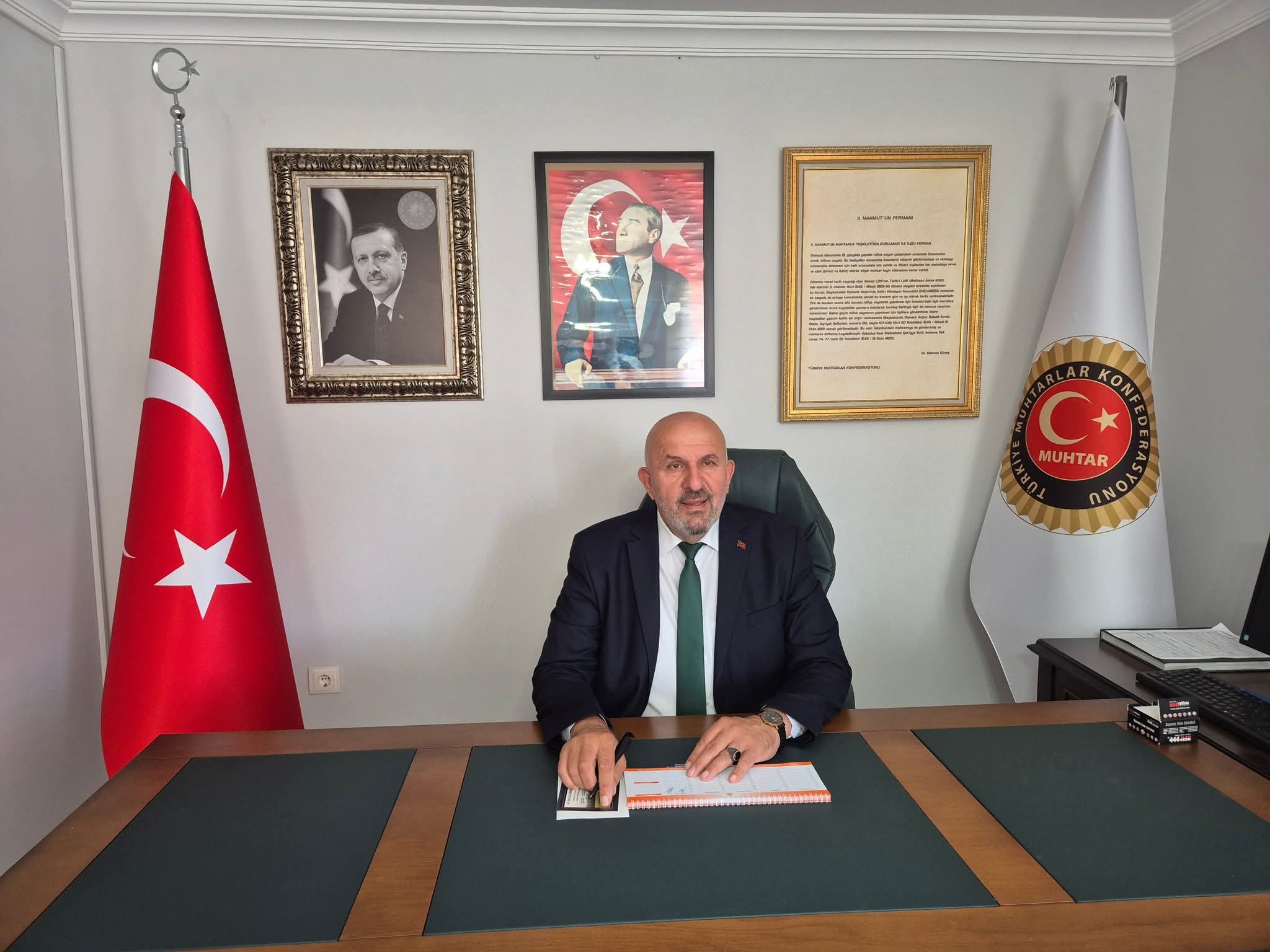 Türkiye Muhtarlar Konfederasyonu Genel Başkanı Kadir Delibalta’dan çağrı: “Devletimizin emrinde, milletimizin hizmetindeyiz”