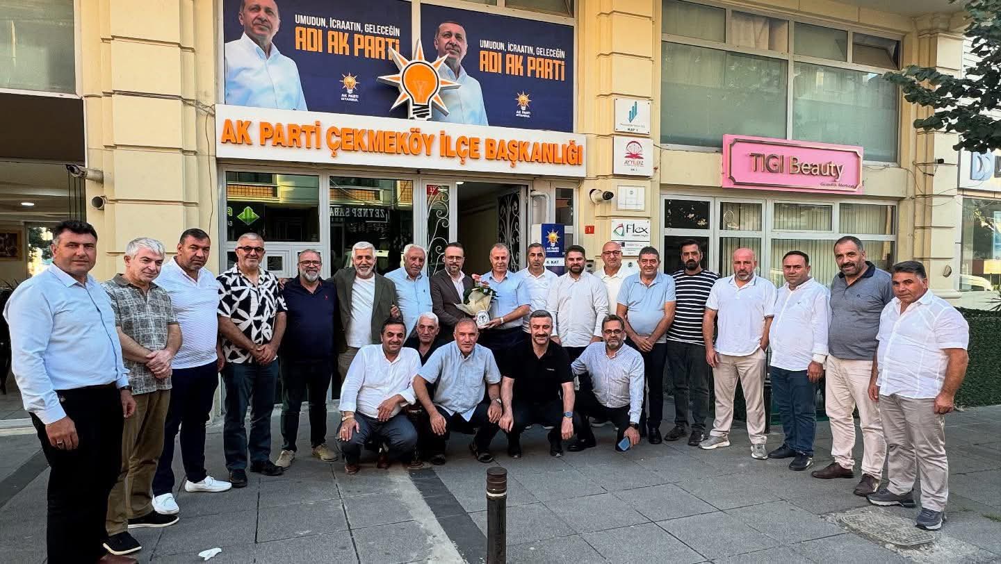 Çekmeköy Erzurumlular Derneği’nden Fatih Sırmacı’ya Tebrik Ziyareti