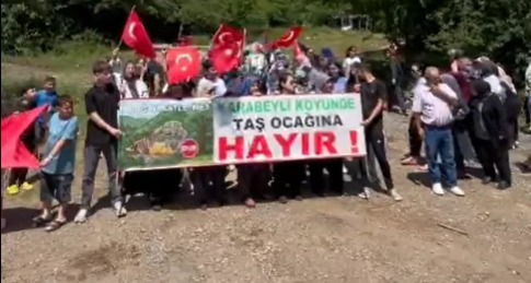 Şile Karabeyli Köyü Taş Ocağına Karşı Ayakta: “97 Metrelik Tehlike!”