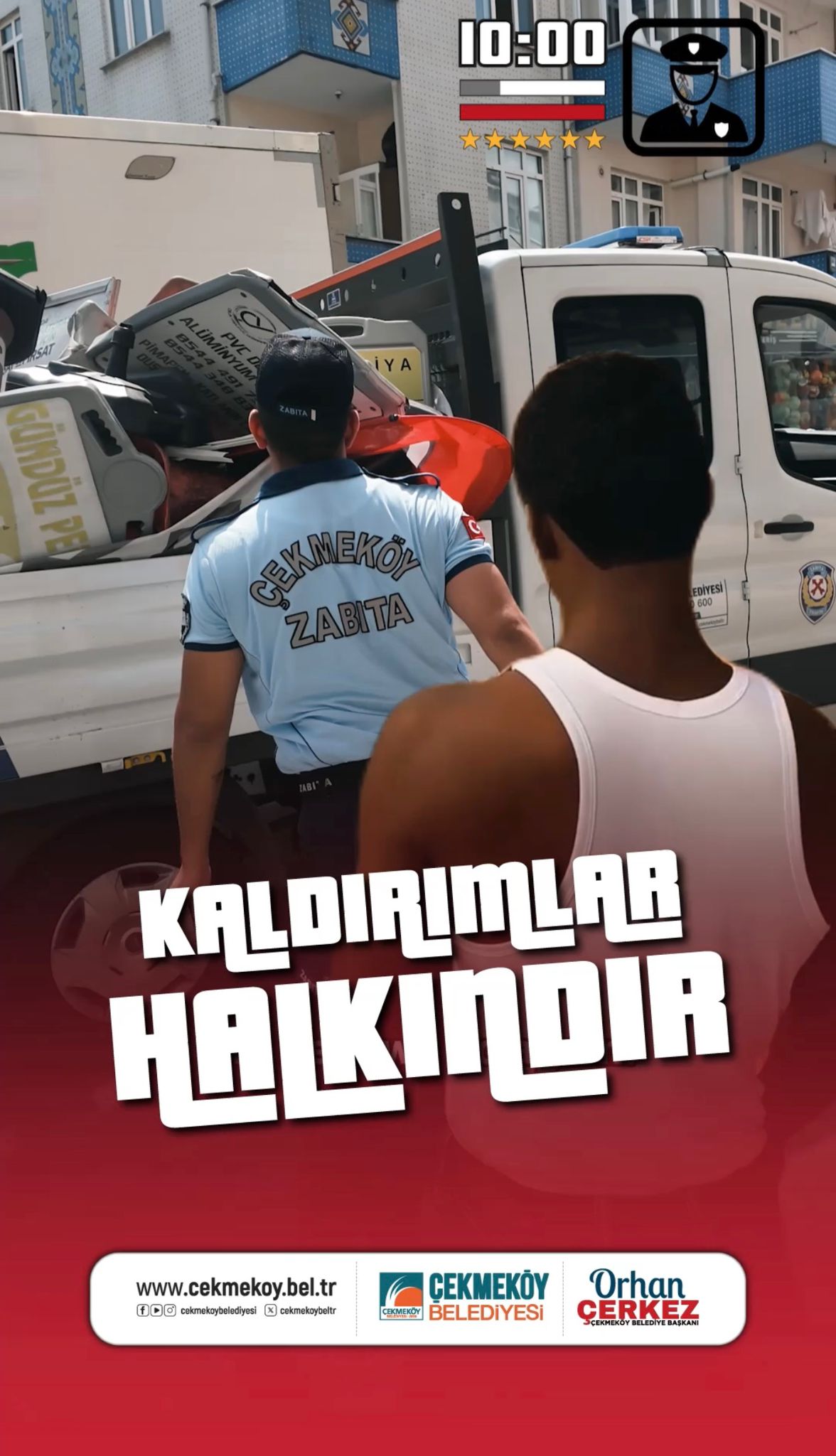 Çekmeköy Zabıtasından Kaldırım İşgallerine Karşı Yoğun Denetim