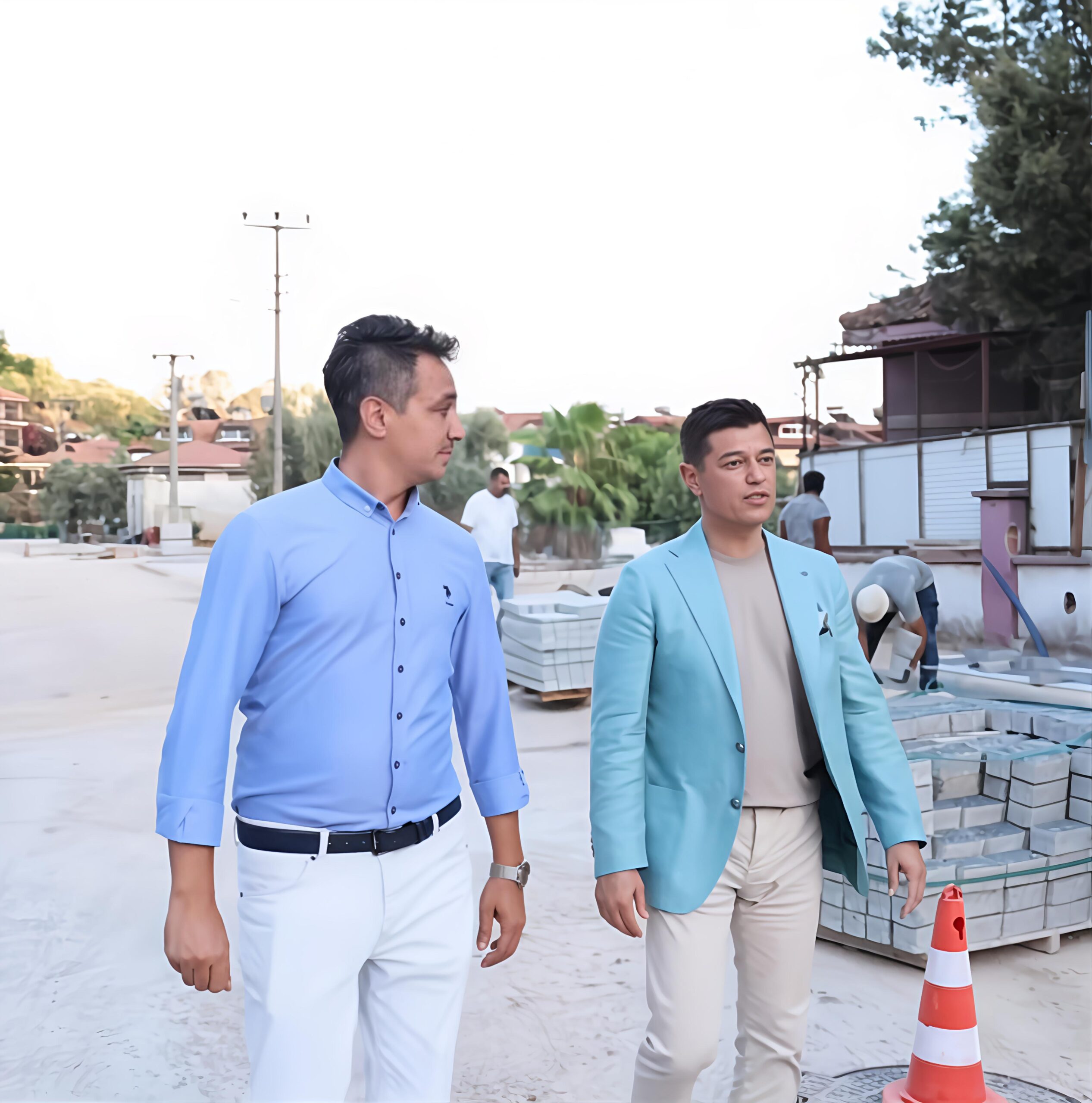 Başkan Ünlü'den Yeni Eğitim Yılı Öncesi Camiavlu'da Yol İncelemesi