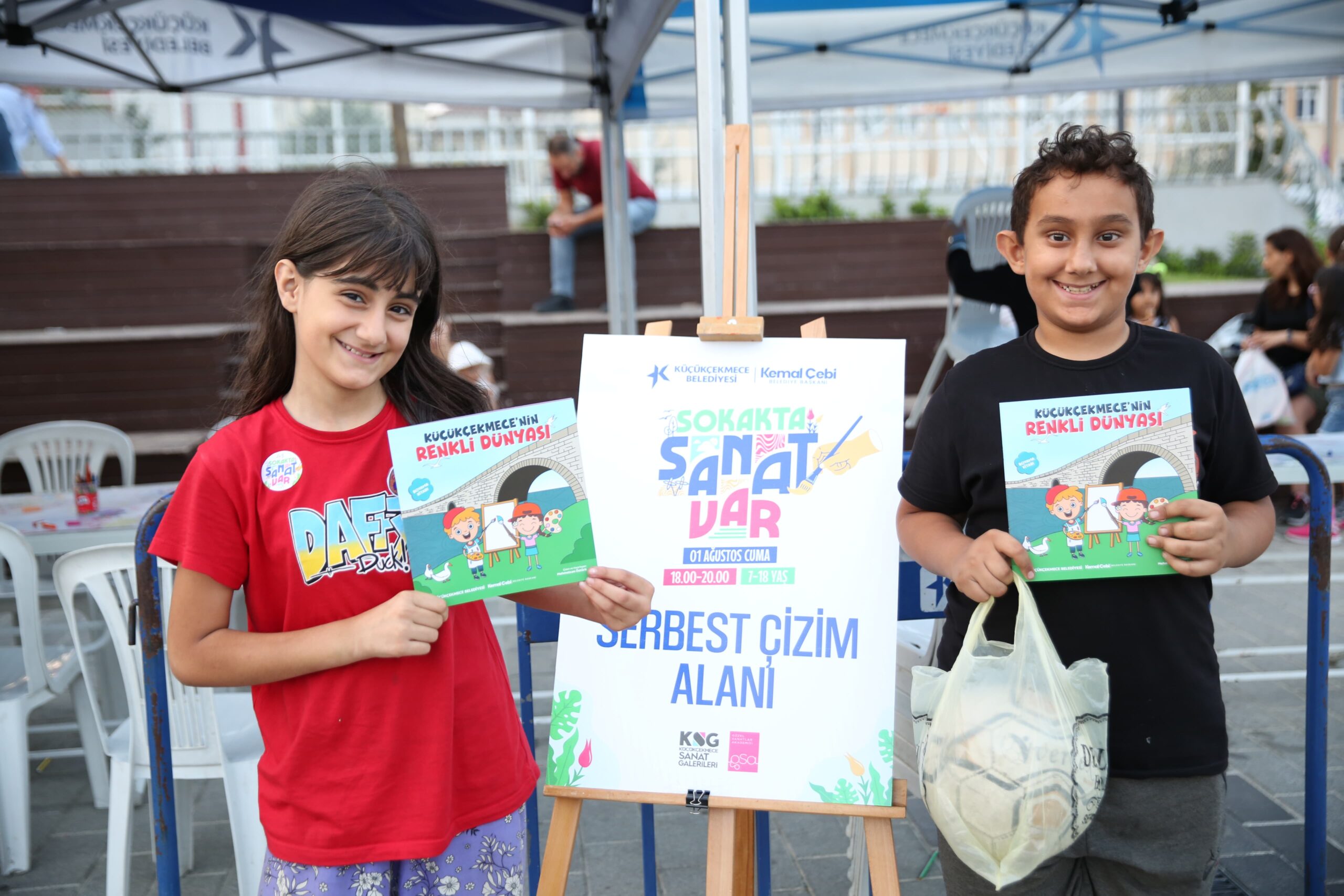 Küçükçekmece’de Yaz Şenliği: “Sokakta Sanat Var” Etkinliği Çocuklarla Buluşuyor