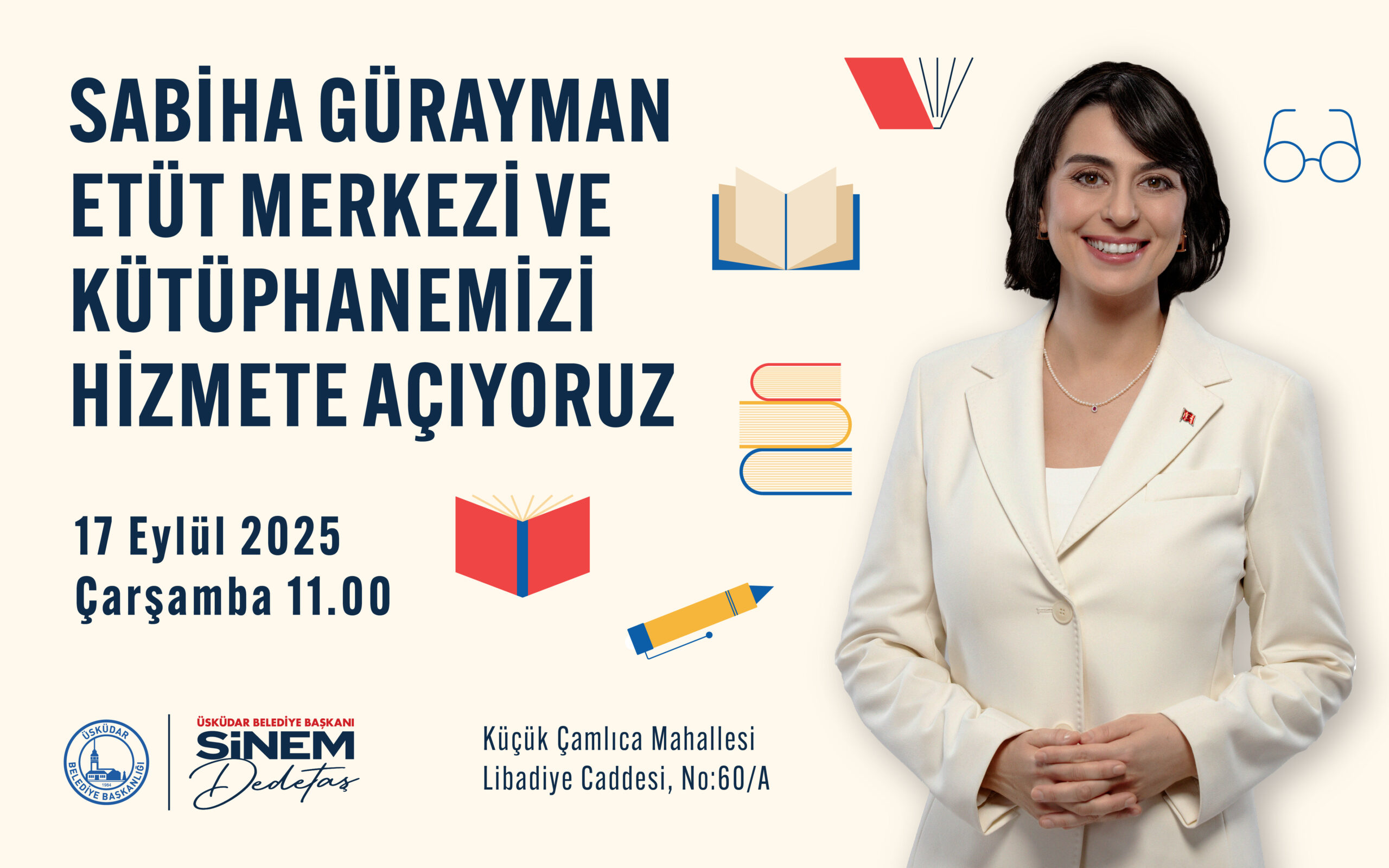 Üsküdar’da Sabiha Gürayman Etüt Merkezi ve Kütüphanesi Açılıyor