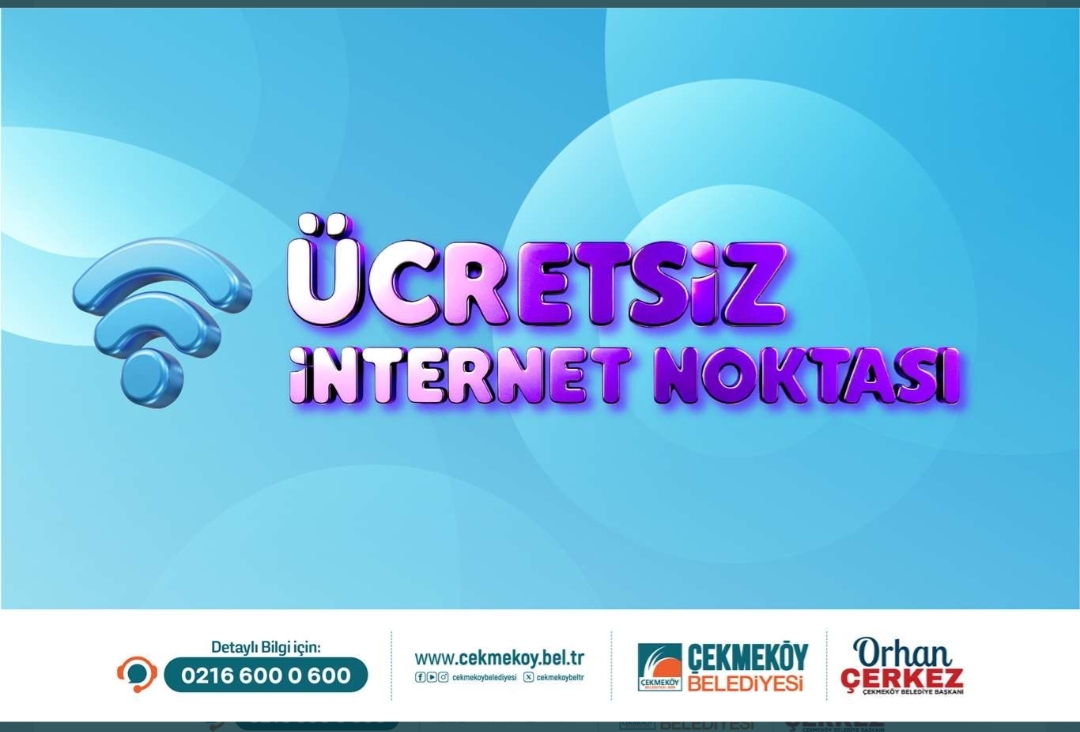 Çekmeköy’de Ücretsiz Wi-Fi Dönemi Başladı