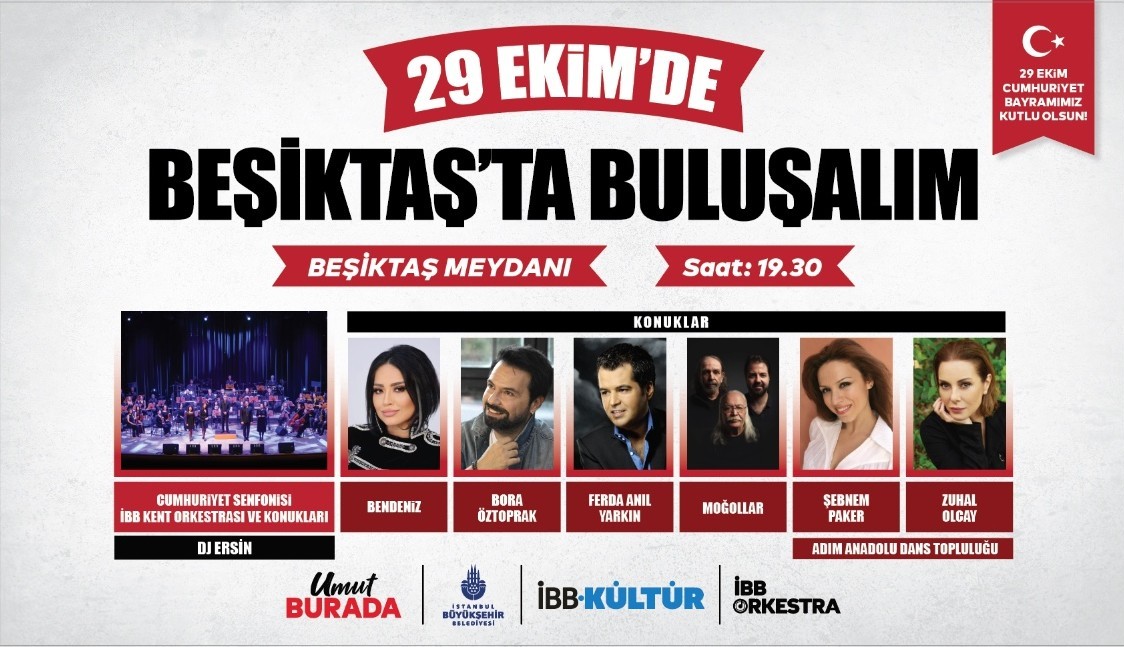 İBB’den 102. Yıl Kutlaması: Cumhuriyet, Meydanlarda Yankılanacak