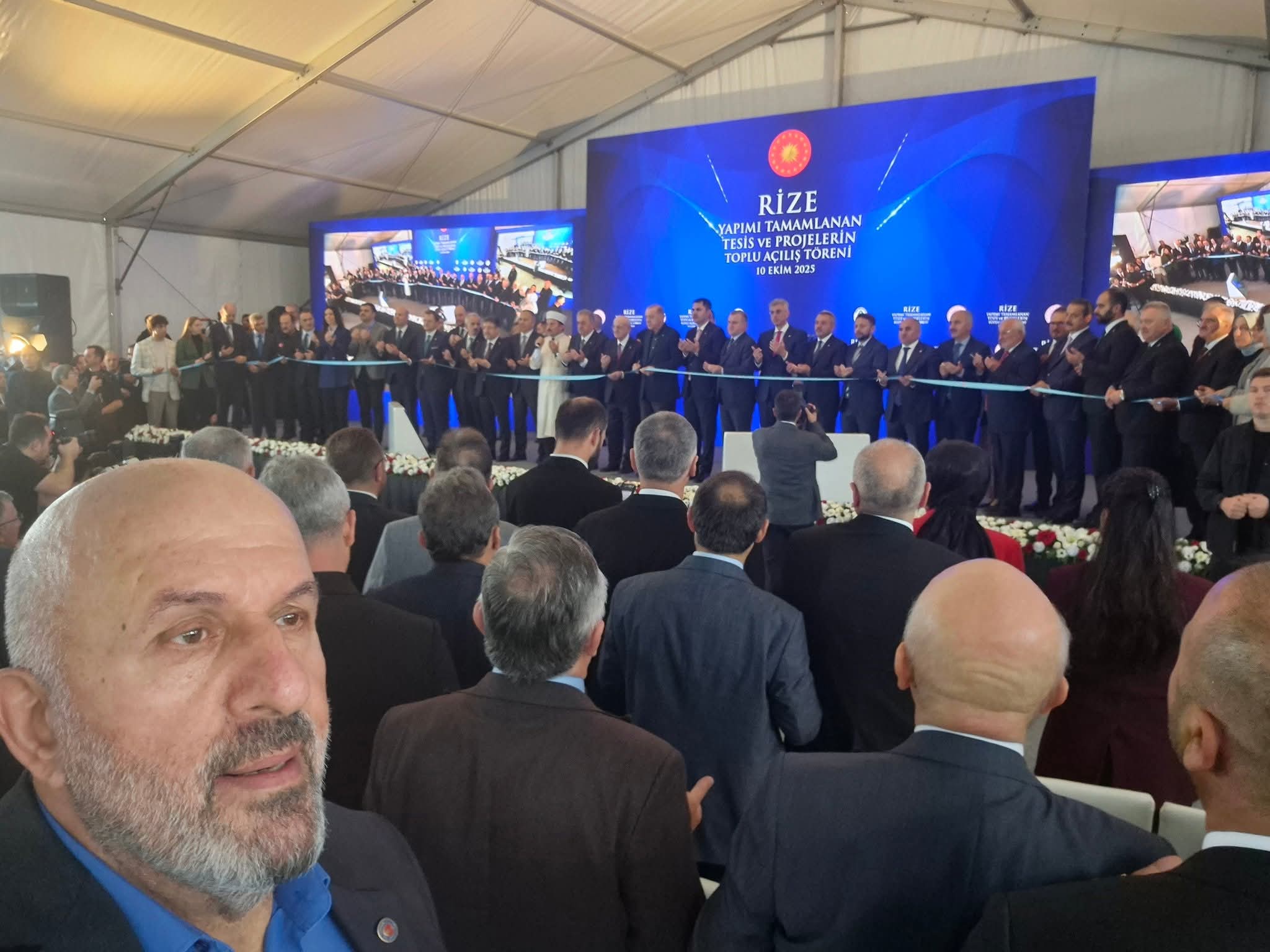 Kadir Delibalta, Rize’de Açılış ve Temel Atma Törenine Katıldı