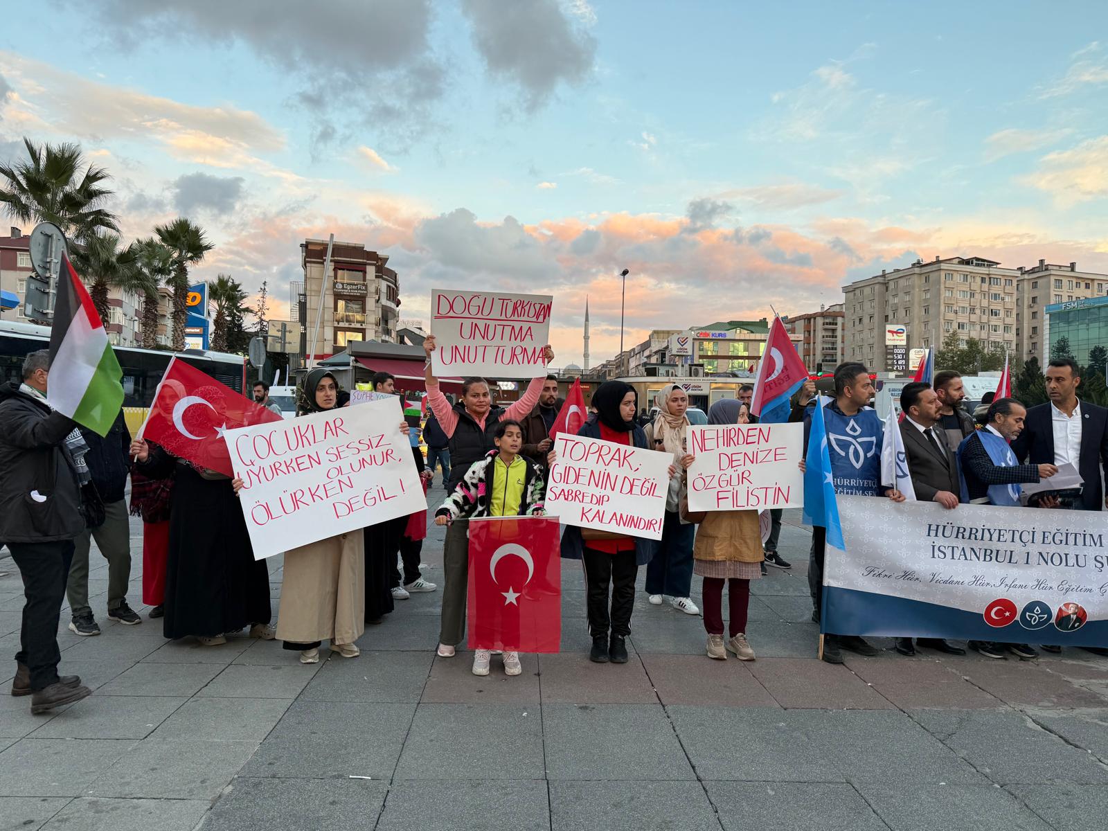 Hürriyetçi Eğitim Sen’den Gazze ve Doğu Türkistan’daki Zulme Karşı Güçlü Mesaj
