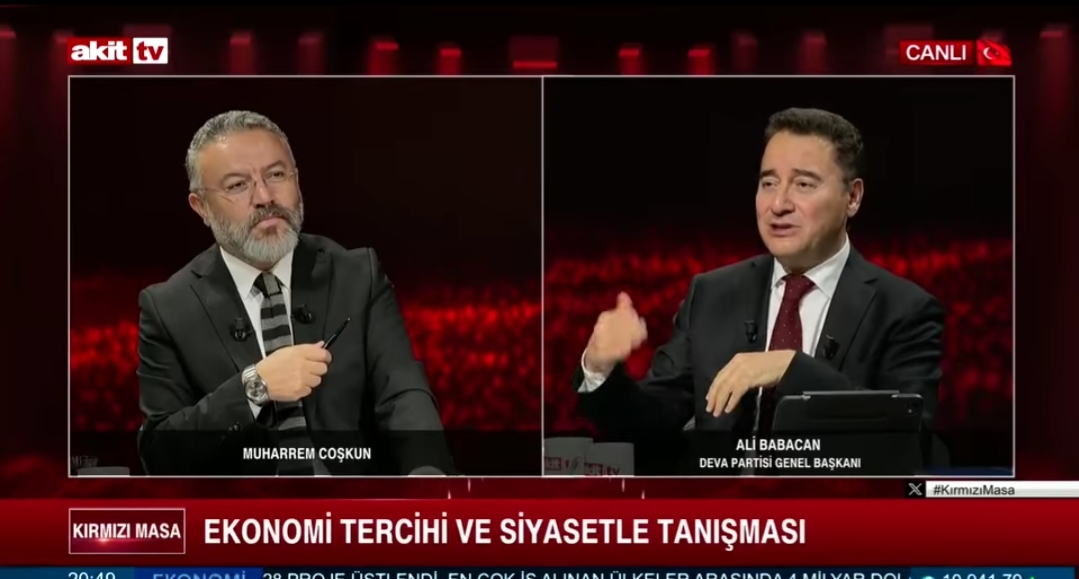 Ali Babacan’dan AKP’ye “yeşil ışık”: “CHP ile bile oturmuşuz biz”