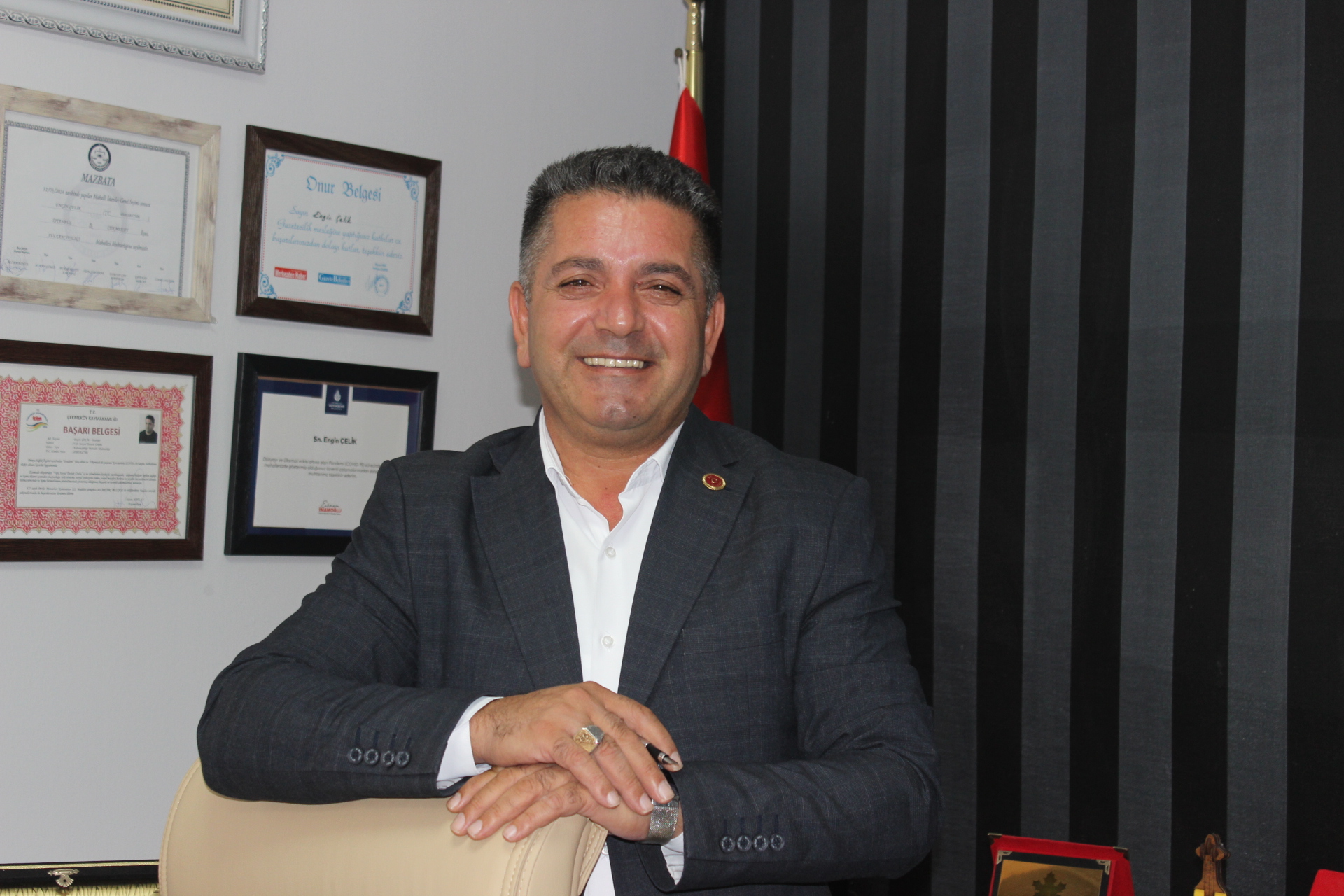 Sultançiftliği Muhtarı Engin Çelik’ten 19 Ekim Muhtarlar Günü Mesajı