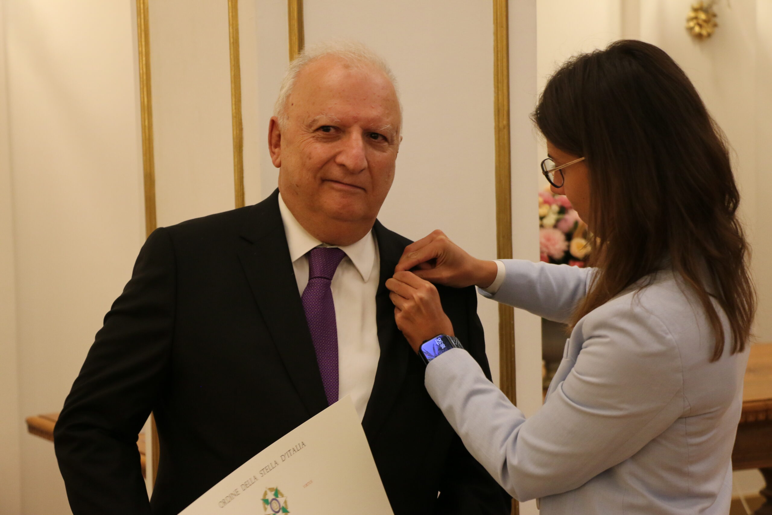 Prof. Dr. Nuri Özgirgin’e İtalya Cumhuriyeti’nden “Şövalyelik Nişanı” Onuru