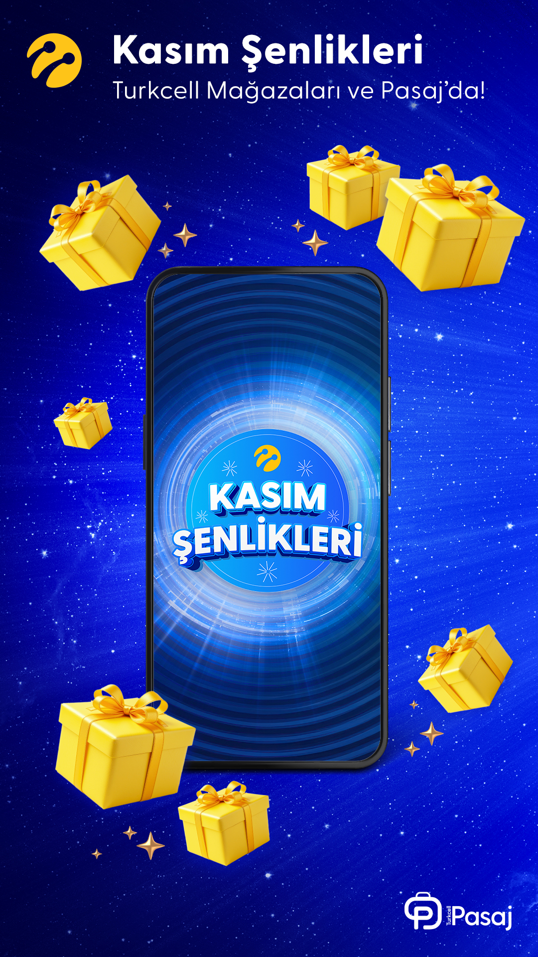 Turkcell Pasaj’dan Yeni Yıl Öncesi Büyük Kampanya: İlk Alışverişe Hediye Çeki, Mağazalarda “Kasım Şenlikleri” Başladı