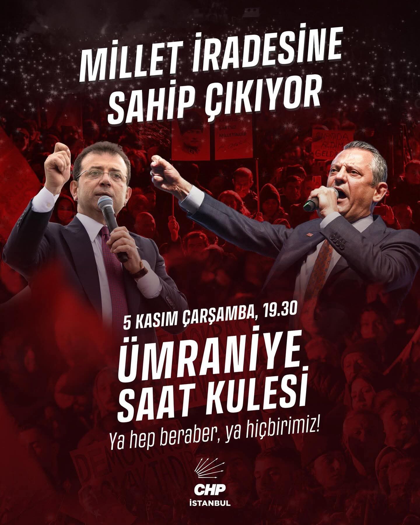 Özgür Özel Yarın Ümraniye’de Halkla Buluşacak: Eylem Çağrısı Yapıldı