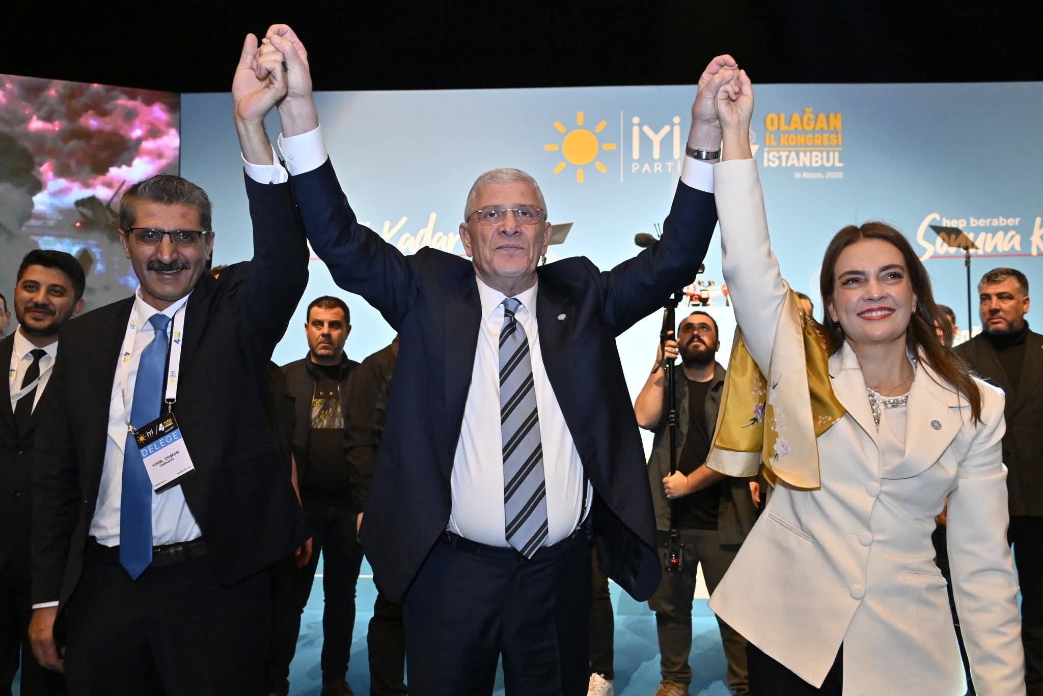 İYİ Parti İstanbul İl Kongresi Coşkulu Geçti: Yücel Coşkun Yeniden Başkan Seçildi