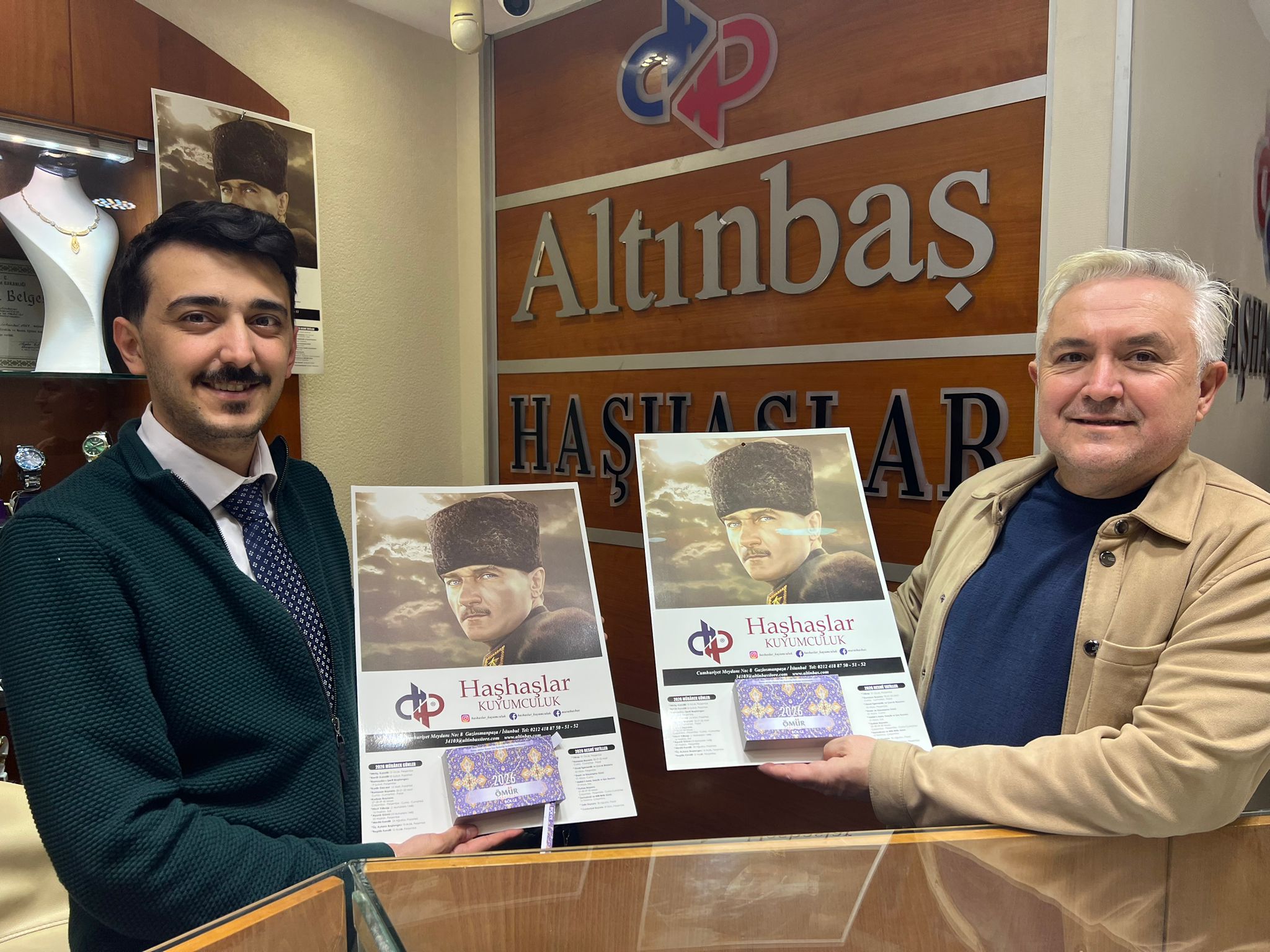 HAŞHAŞLAR’DAN ATATÜRK’LÜ YENİ YIL TAKVİMİ GELENEĞİ