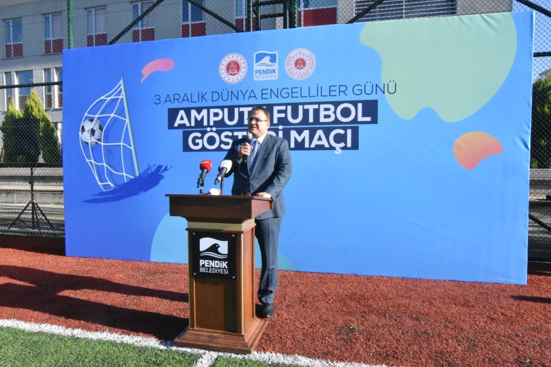 Pendik’te 3 Aralık Dünya Engelliler Günü İçin 5. Ampute Futbol Dostluk Maçı Düzenlendi