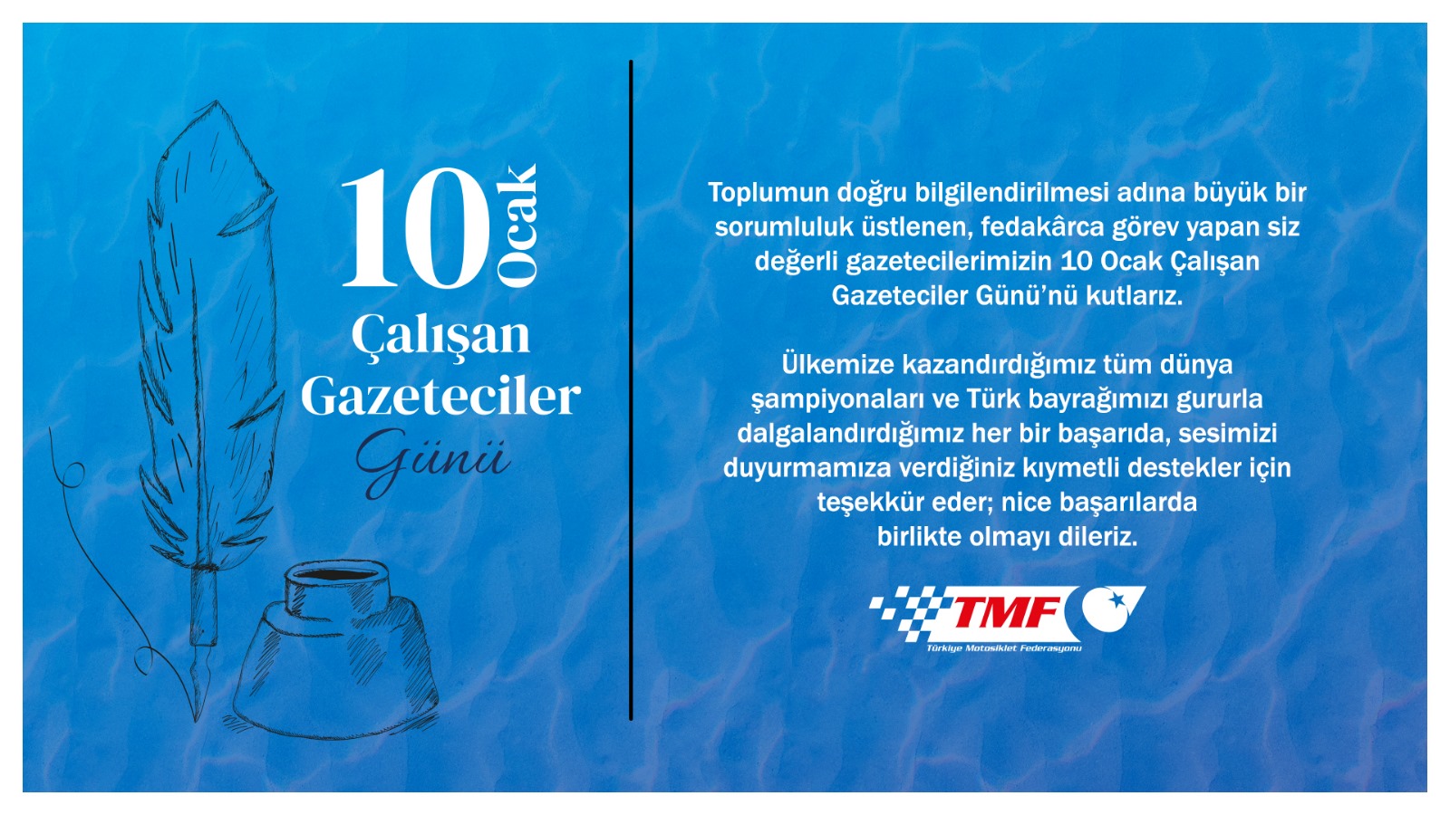 TMF’DEN 10 OCAK ÇALIŞAN GAZETECİLER GÜNÜ MESAJI: HABERMAX EKİBİ UNUTULMADI