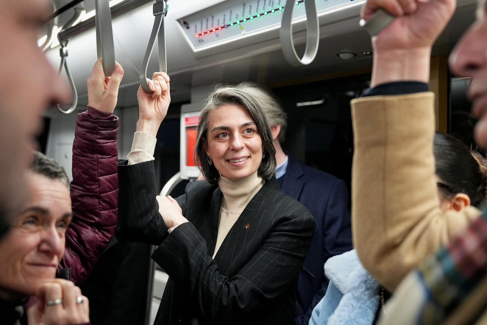 Sinem Dedetaş, Üsküdar–Samandıra–Sultanbeyli Metro Hattı’nın test sürüşüne katıldı