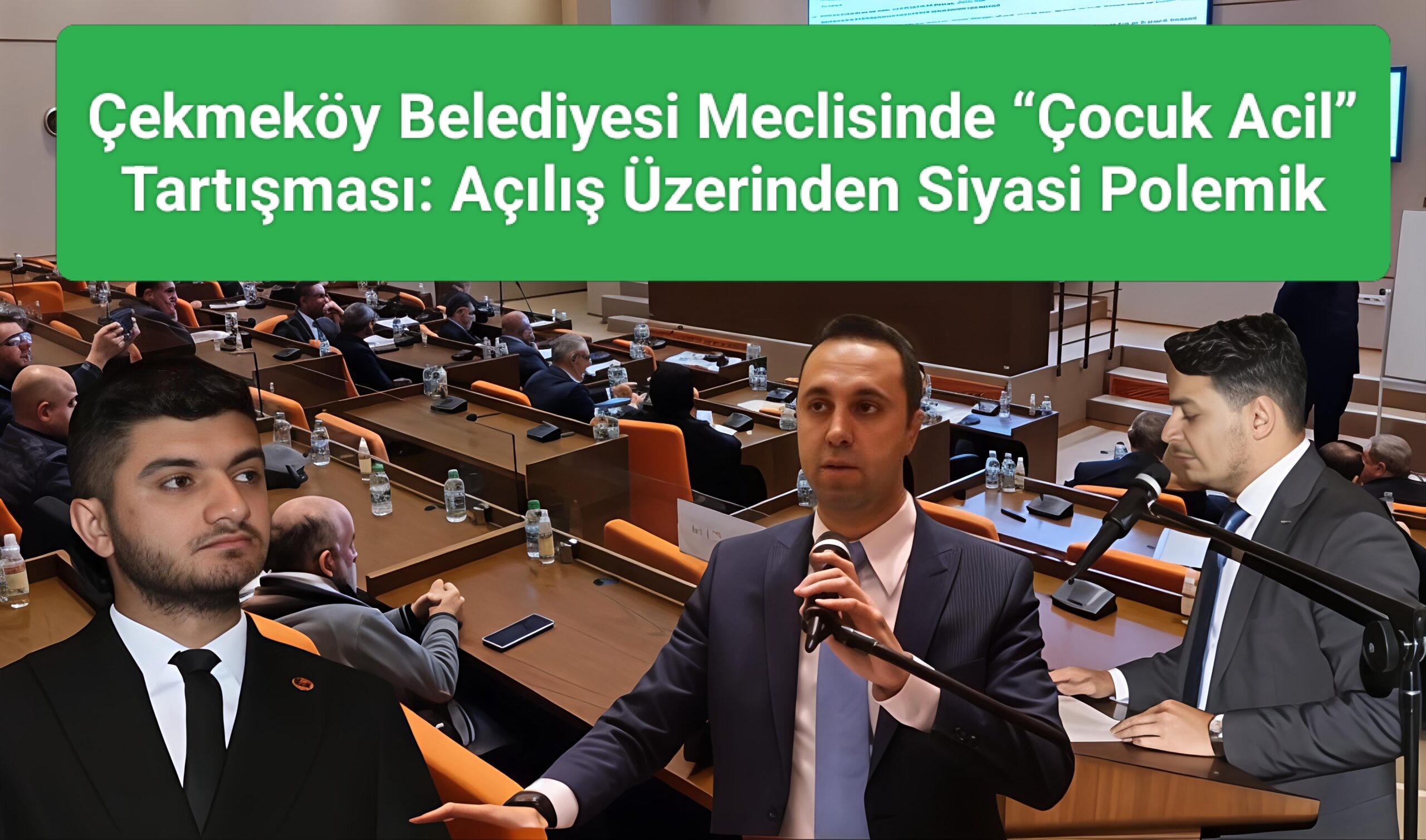 Çekmeköy Belediyesi Meclisinde “Çocuk Acil” Tartışması: Açılış Üzerinden Siyasi Polemik