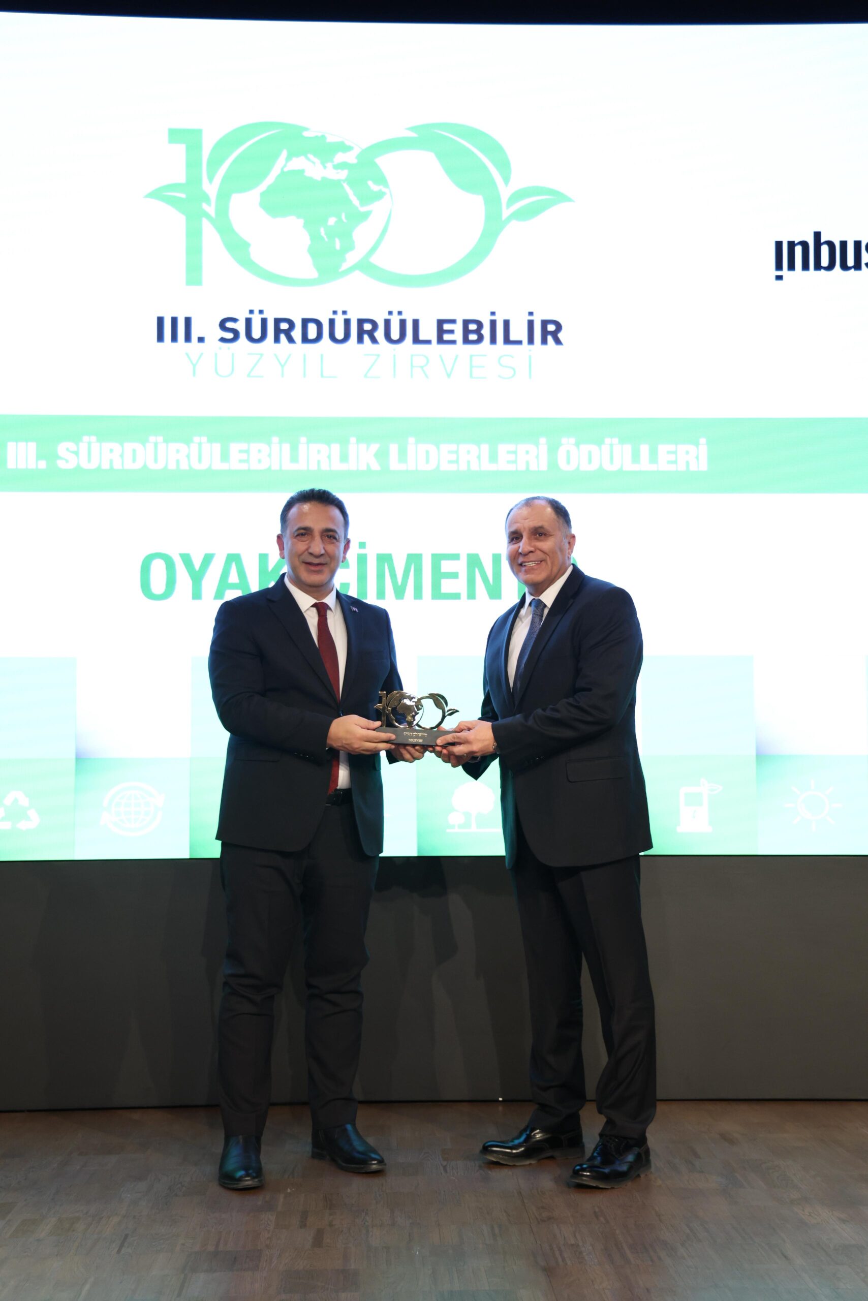 OYAK Çimento’ya Sürdürülebilirlikte Prestijli Ödül