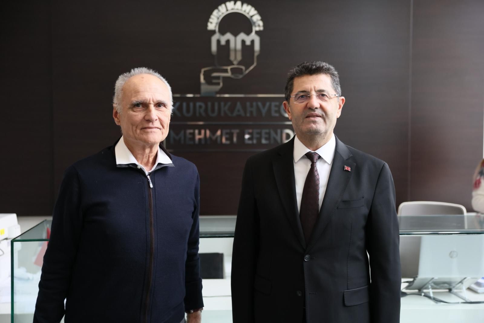 Başkan Orhan Çerkez’den Köklü Markaya Ziyaret: Kurukahveci Mehmet Efendi’de Kültür ve Emek Vurgusu