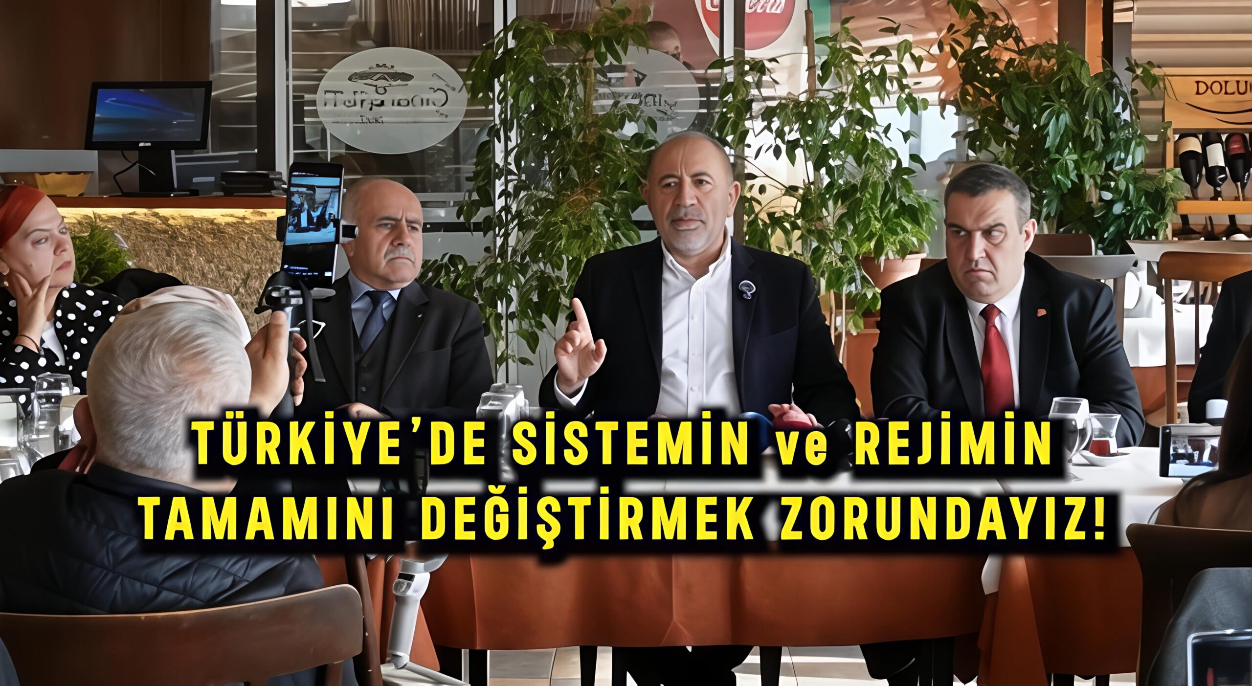 Gürsel Tekin: “Türkiye’de Sistemin ve Rejimin Tamamını Değiştirmek Zorundayız!”