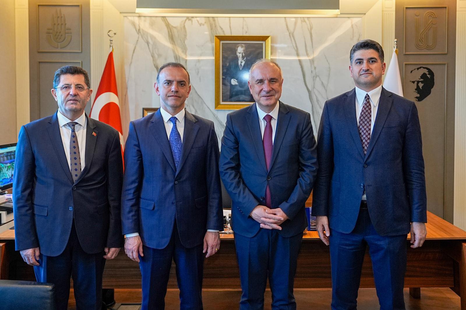 İstanbul’un Üç Başkanı İSKİ’de Buluştu: Bölgesel İş Birliği Mesajı