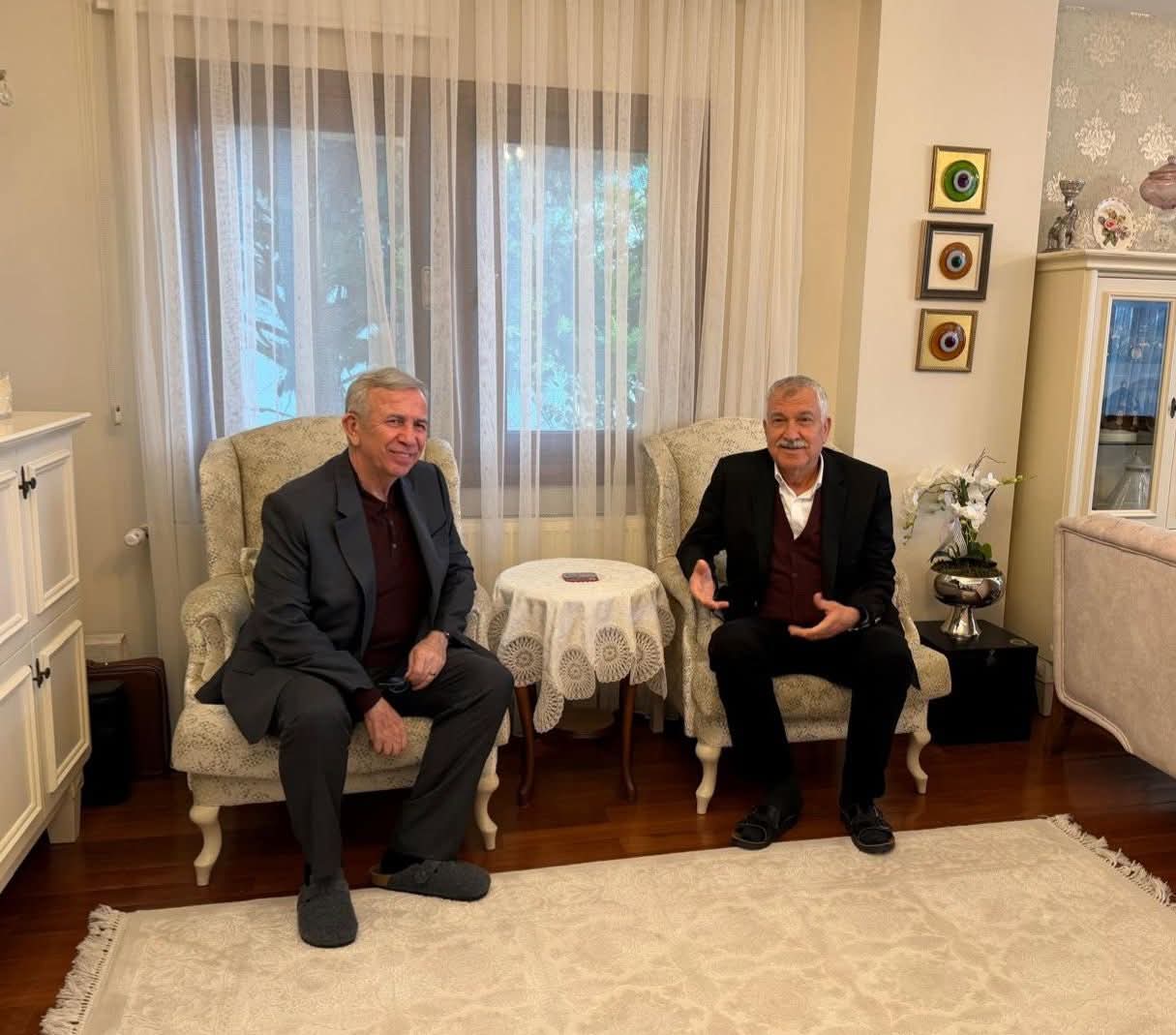 Mansur Yavaş’tan Zeydan Karalar’a Geçmiş Olsun Ziyareti: “Dayanışma Mesajı Verildi”