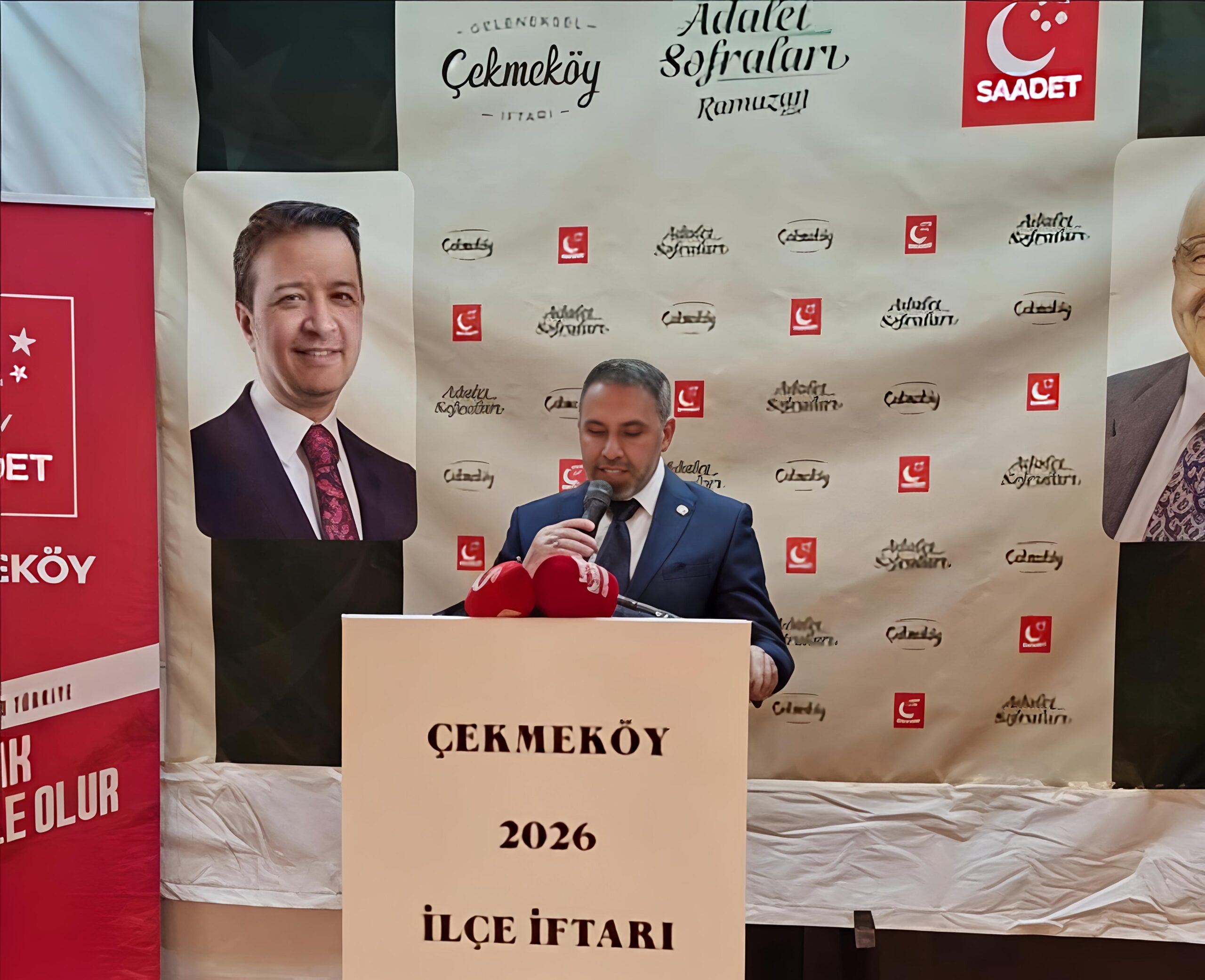 Çekmeköy’de Saadet Partisi’nden İftar Programı