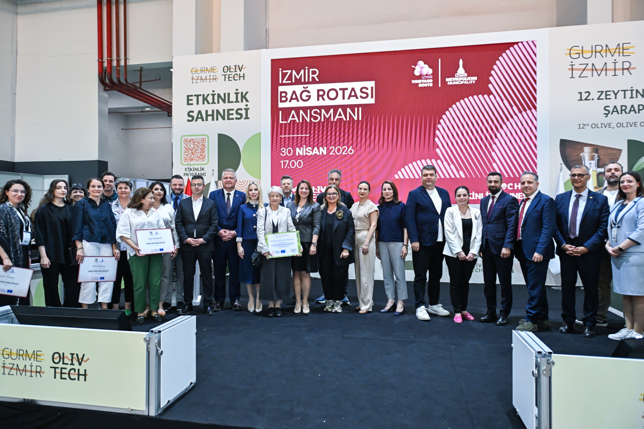 İZMİR BAĞ YOLU TANITILDI: BAĞCILIK MİRASI TURİZMLE DÜNYAYA AÇILIYOR