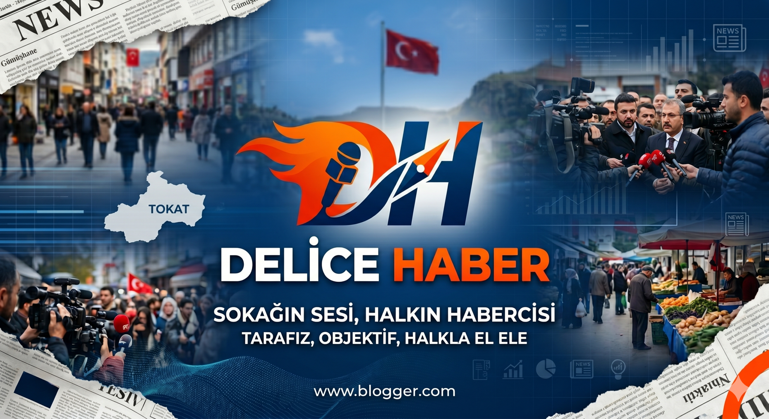Delice Haber Yayın Hayatına Başladı: Sokağın Sesi, Halkın Kalbi Olacak!