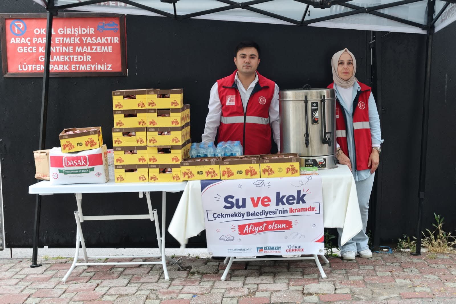 Çekmeköy Belediyesi’nden Sınav Günü Öğrenci ve Velilere Destek