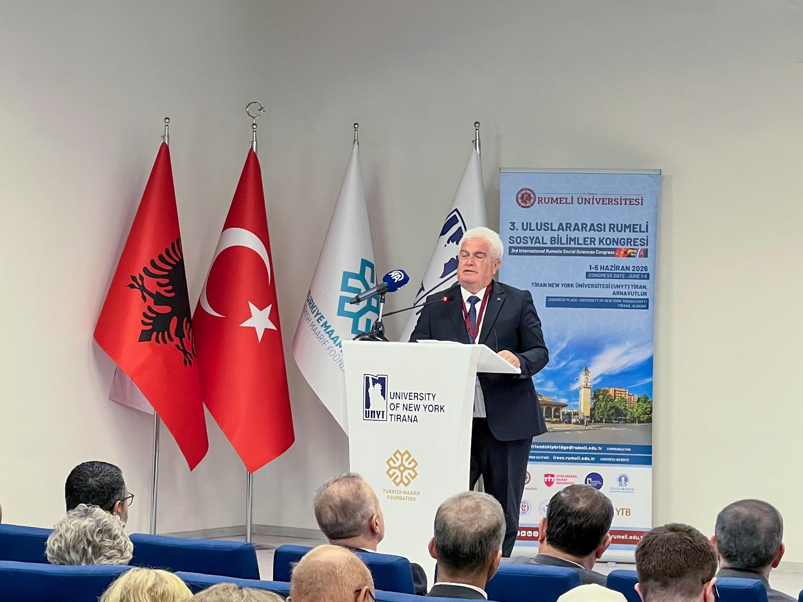 Balkanlar’da Akademik İş Birliği Güçleniyor: 3. Uluslararası Rumeli Sosyal Bilimler Kongresi Tiran’da Yapıldı