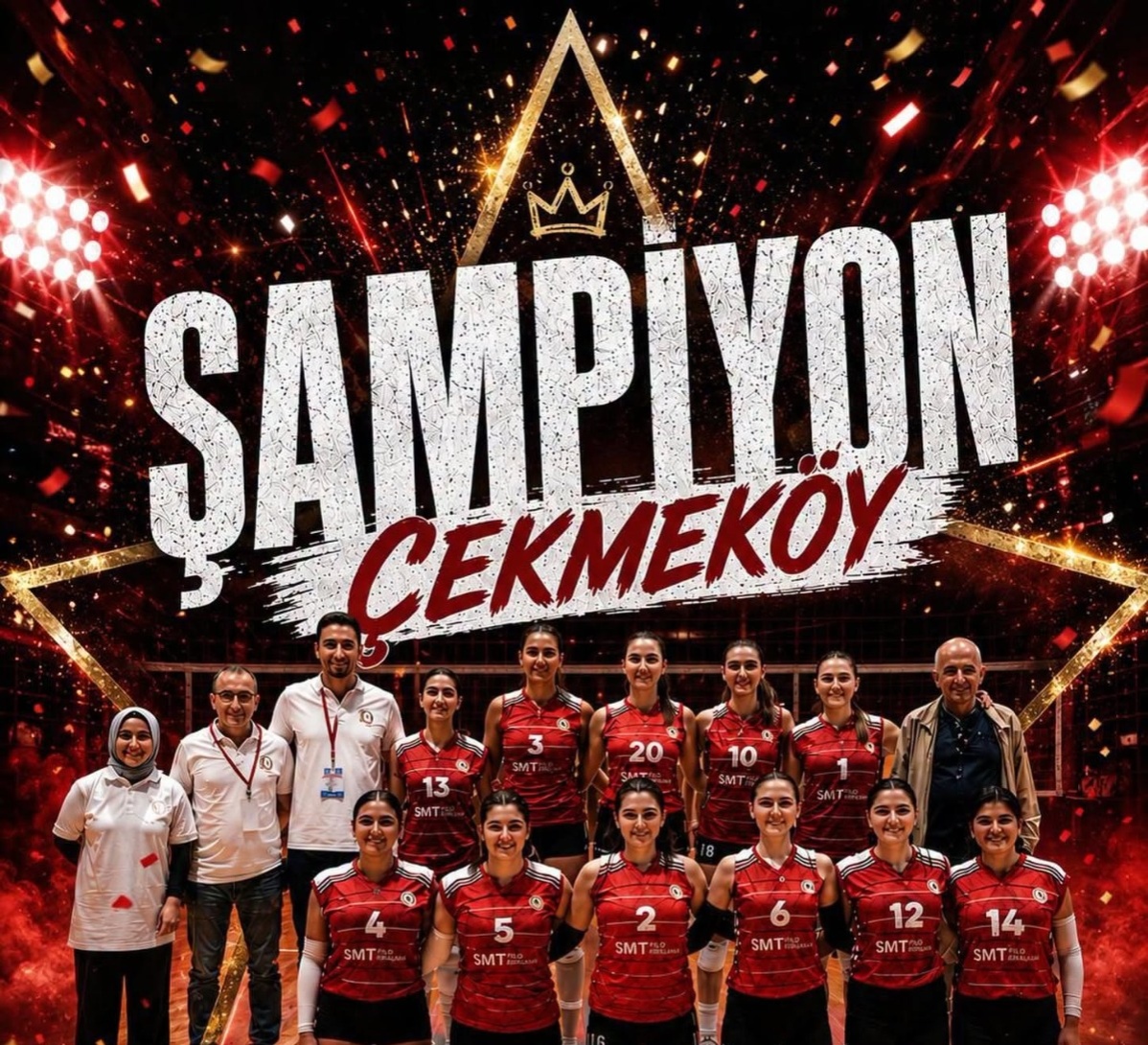 Çekmeköy'ün Altın Kızları Tarih Yazdı! Üst Üste 3. Kez Türkiye Şampiyonu