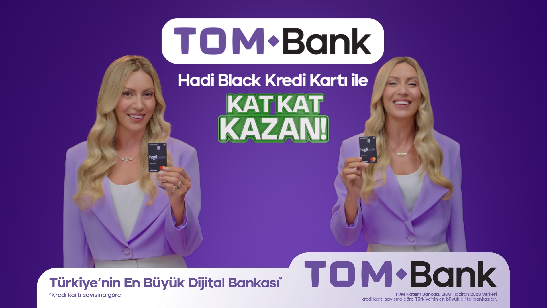 TOM Bank’tan Sinem Kobal’lı Yeni Reklam Filmi: “Kat Kat Kazan”