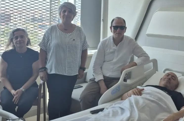 CHP Çekmeköy İlçe Başkanı Halis Gebaga’dan İş İnsanı Hüseyin Turgut’a Geçmiş Olsun Ziyareti