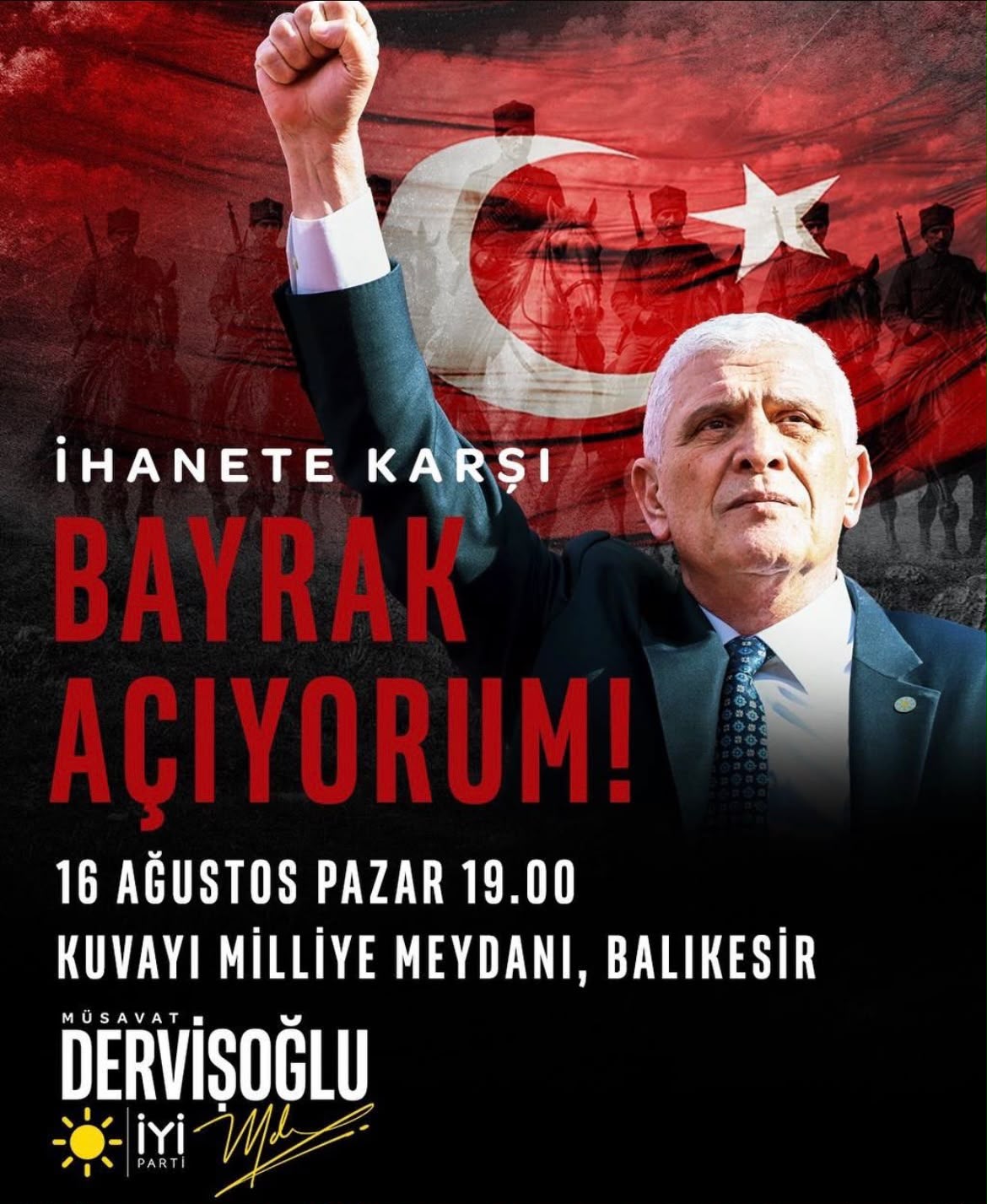 Çekmeköy İYİ Parti’den Balıkesir’e Bayrak Çağrısı: “Cumhuriyetimize ve Bayrağımıza Sahip Çıkıyoruz”
