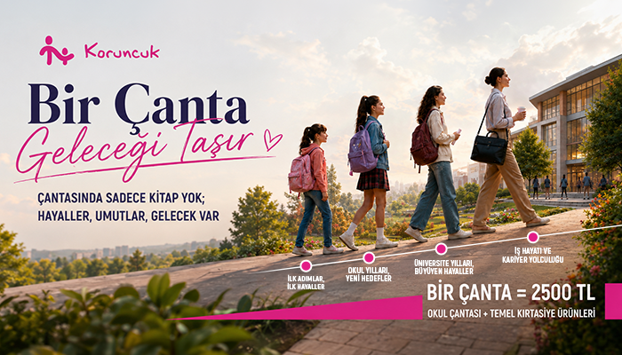 Bir Çanta, Bir Hayat, Bir Gelecek! Koruncuk Vakfı’ndan Kız Çocuklarına Eğitim Desteği