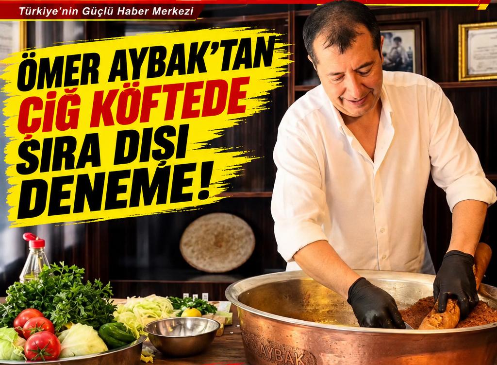 Ömer Aybak’tan Çiğ Köftede Sınırları Zorlayan Yeni Deneme: Baget Ekmekte Çiğ Köfte!