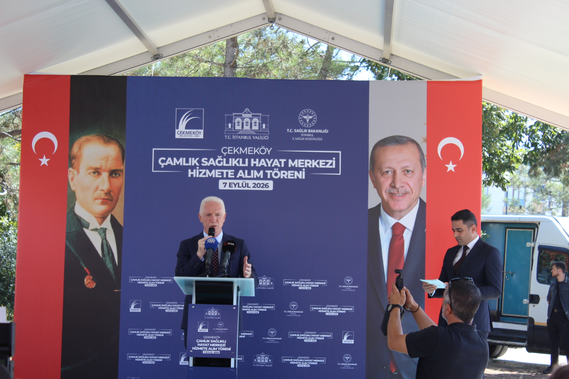 İstanbul Valisi Davut Gül Çekmeköy’de Konuştu: “Asıl Başarımız Vatandaşlarımız Hastalanmadan Tedbir Alabilmektir”