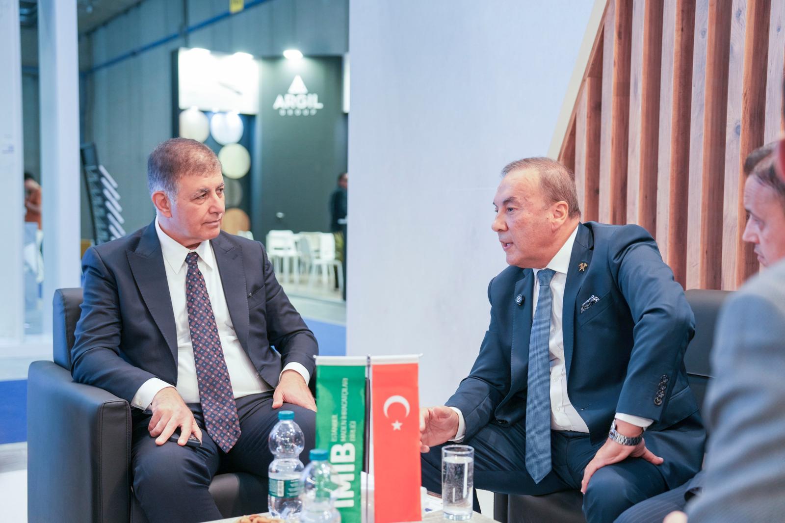 İzmir ve Verona Arasında Doğal Taş Sektöründe İş Birliği Görüşmesi
