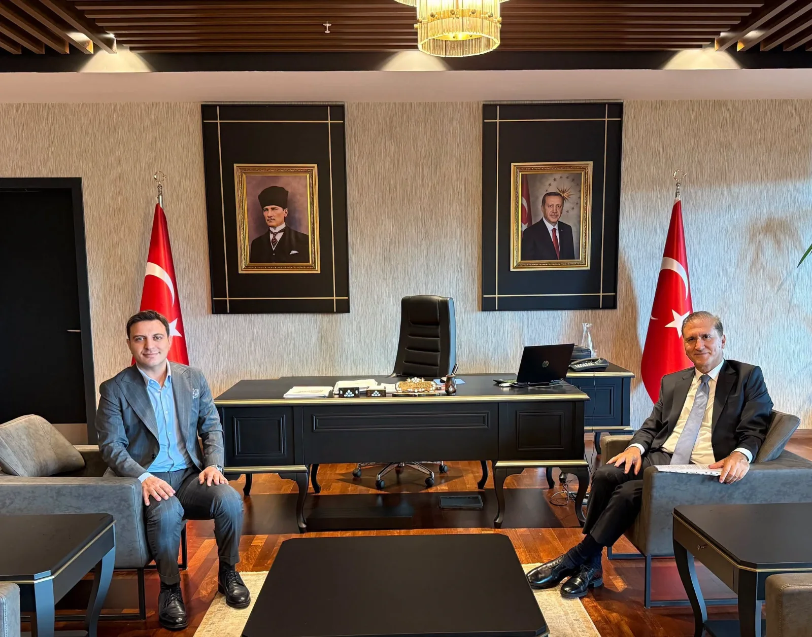 Prof. Dr. Eyüp Gümüş’ten Kaymakam Ömer Bilgin’e Ziyaret