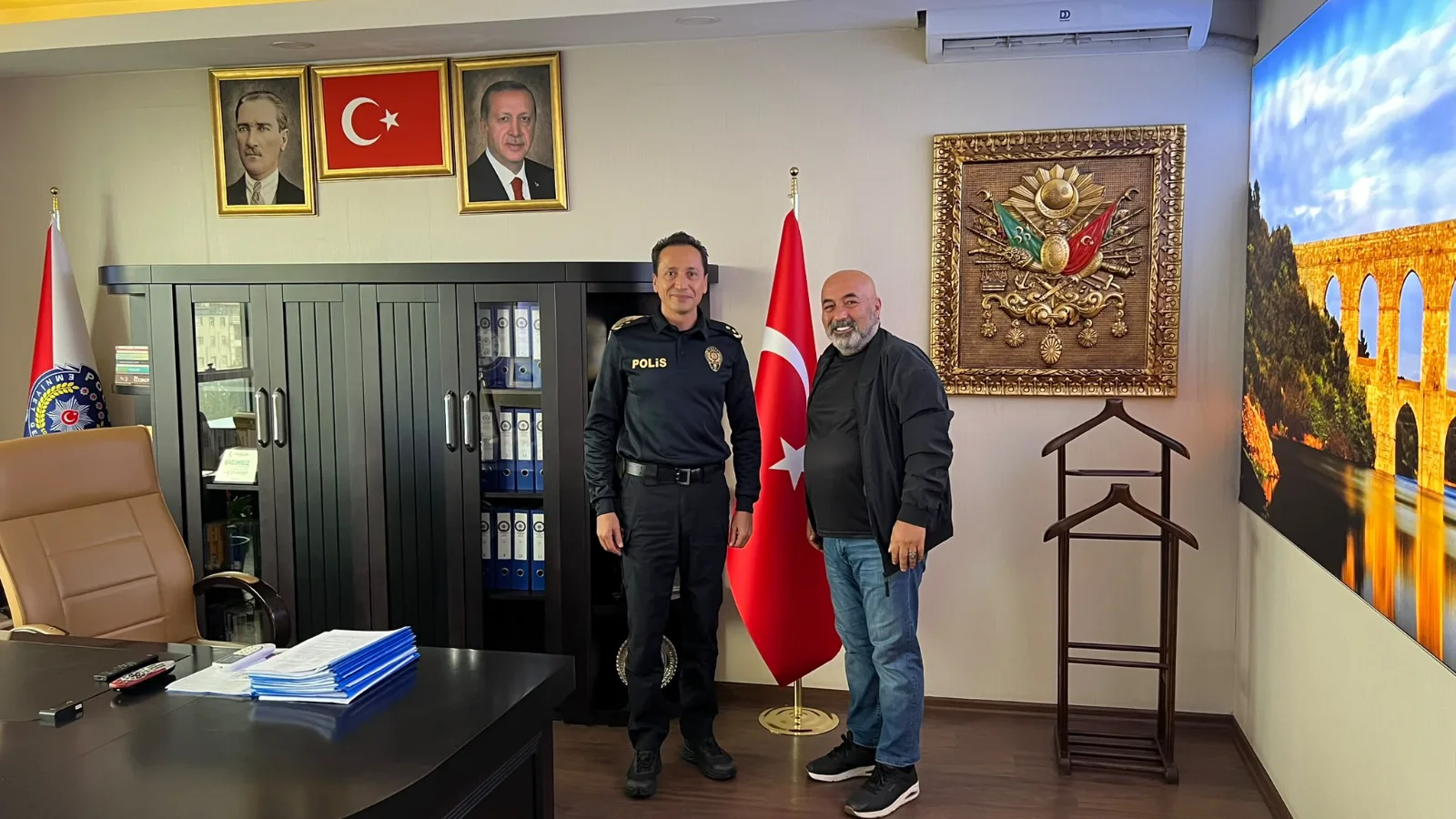 Bülent Çavuş’tan Sultangazi’nin Yeni Emniyet Müdürü Arınç Çevik’e Hayırlı Olsun Ziyareti