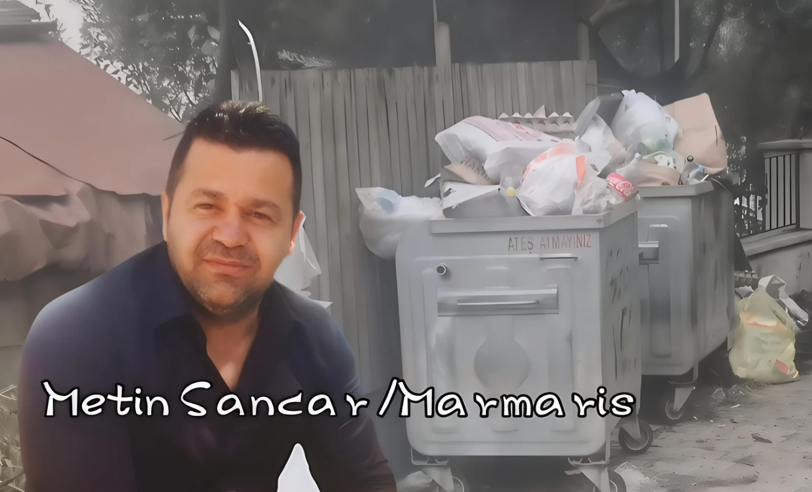 Marmaris’te Okul Yolunda Çöp Manzarası: Öğrenciler Her Gün Bu Görüntünün Yanından Geçiyor